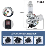 ZRDR 2024 Aquarium CO2 Regulator Kit w/ Solenoid & Counter