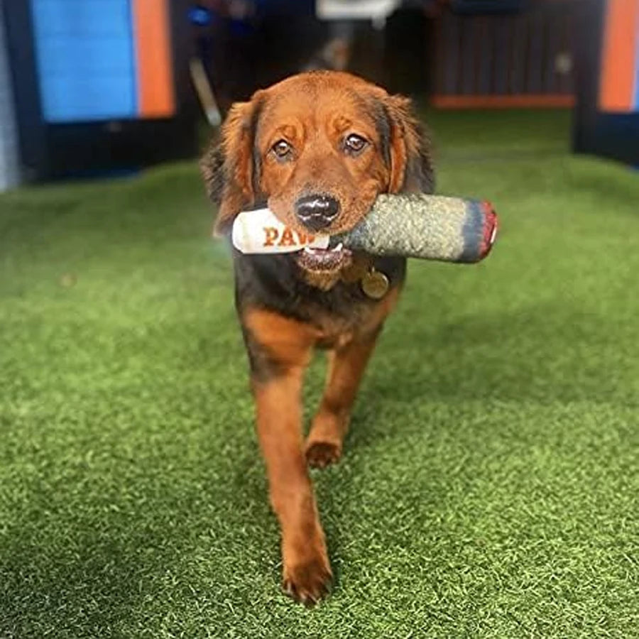 Funny Cigar Dog Toy - Interactive Plush Squeaky Chew