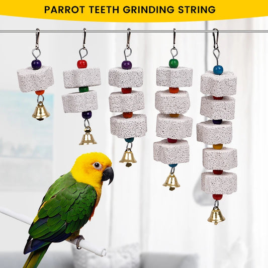 Parrot Beak Grinding Calcium Stone & Chew Toy | Birds & Small Pets