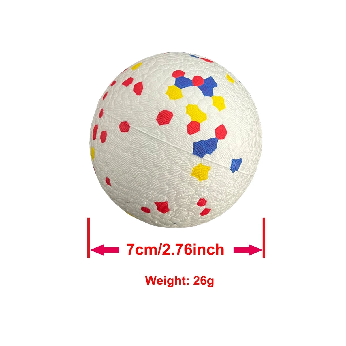 Bite-Resistant E-TPU Dog Ball Toy - High Elasticity & Durable