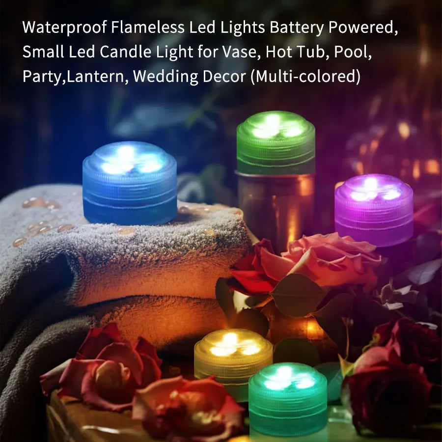 IP68 RGB LED Submersible Light - Remote Control for Aquarium, Pool