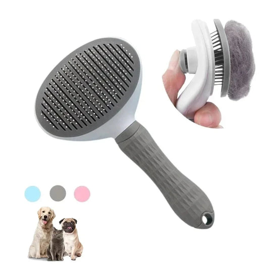 Pro Stainless Steel Pet Grooming Brush for Cats & Dogs | Deshedding