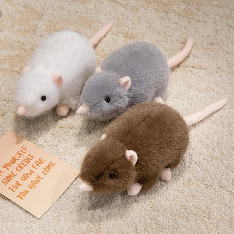 Soft Plush Mouse 32cm & Rat Plushie Doll - Stuffed Animal Toy