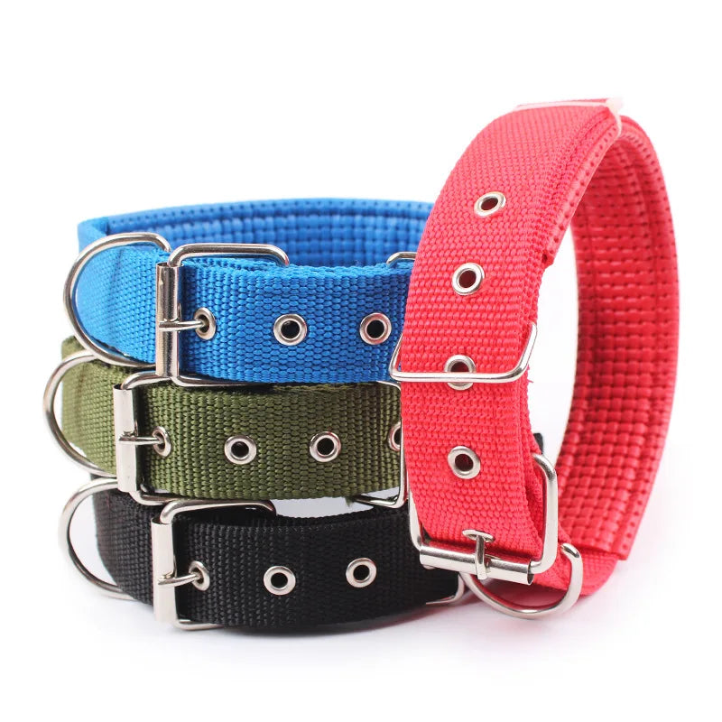 Durable Solid Nylon Dog Collar | Small, Medium, Large Dogs