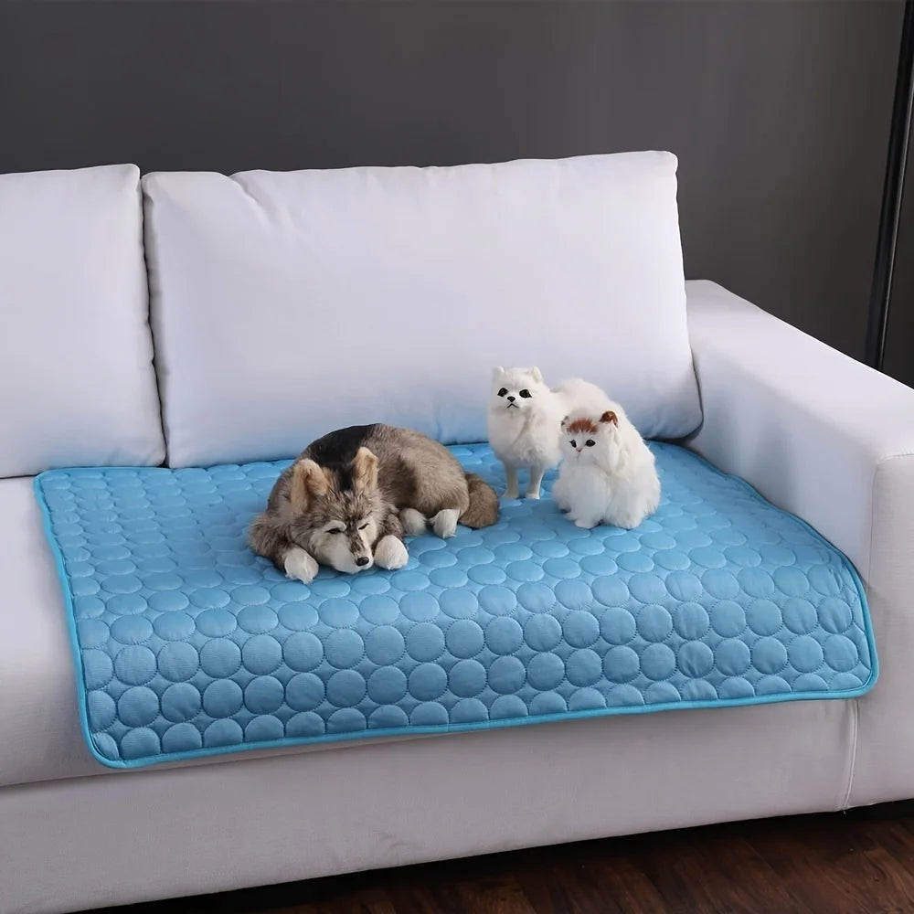 Dog and Cat Cooling Mat | Summer Pet Cold Bed & Cat Ice Pad