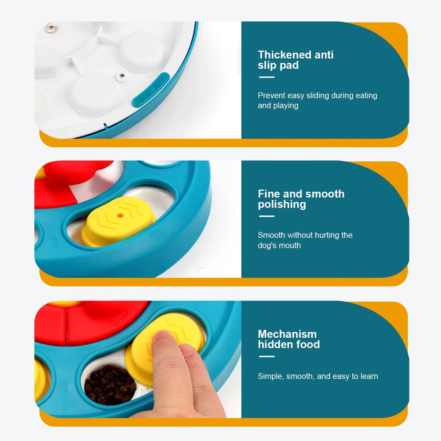 Interactive Dog Puzzle Slow Feeder & IQ Toy - Pet Fun