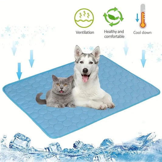 Dog and Cat Cooling Mat | Summer Pet Cold Bed & Cat Ice Pad