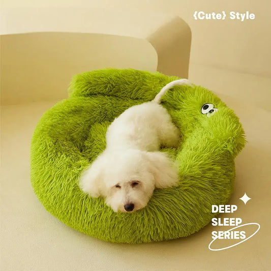 Ultra-Soft Plush Cat & Small Dog Bed | Warm Pet Nest