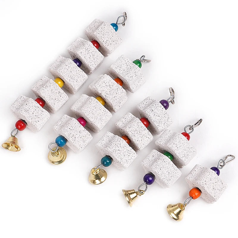 Parrot Beak Grinding Calcium Stone & Chew Toy | Birds & Small Pets