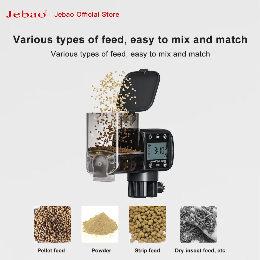 Jebao Jecod Smart WiFi Automatic Aquarium Fish Feeder 2024