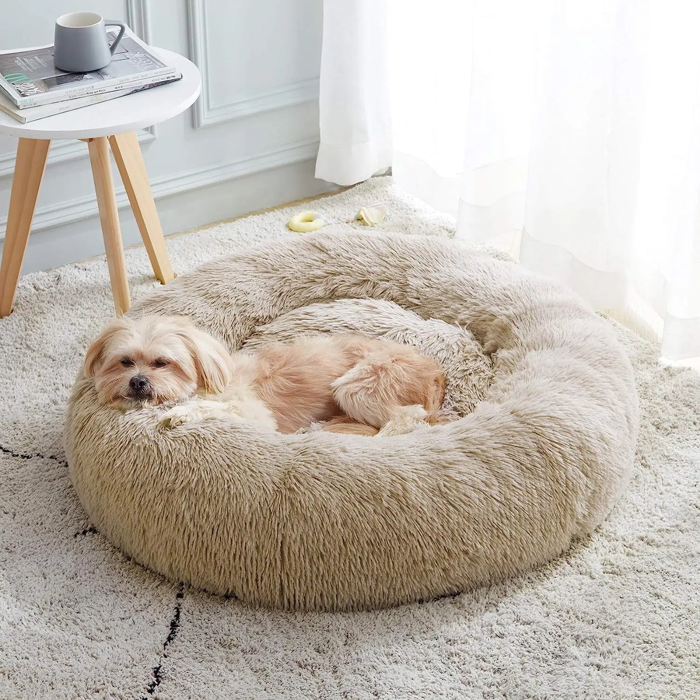 Ultra-Soft Plush Cat & Small Dog Bed | Warm Pet Nest