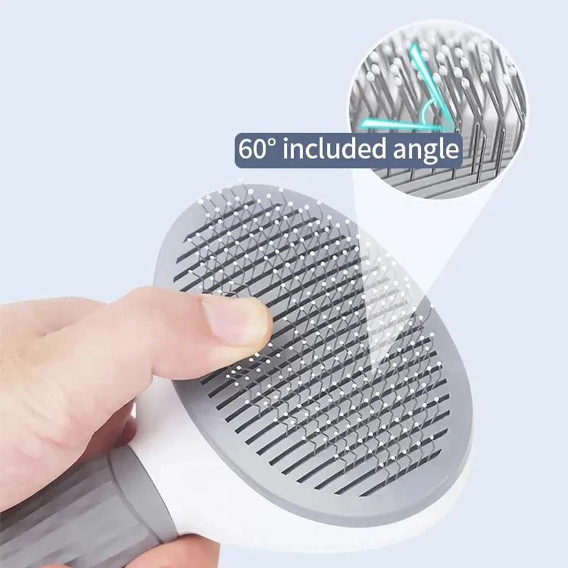 Pro Stainless Steel Pet Grooming Brush for Cats & Dogs | Deshedding