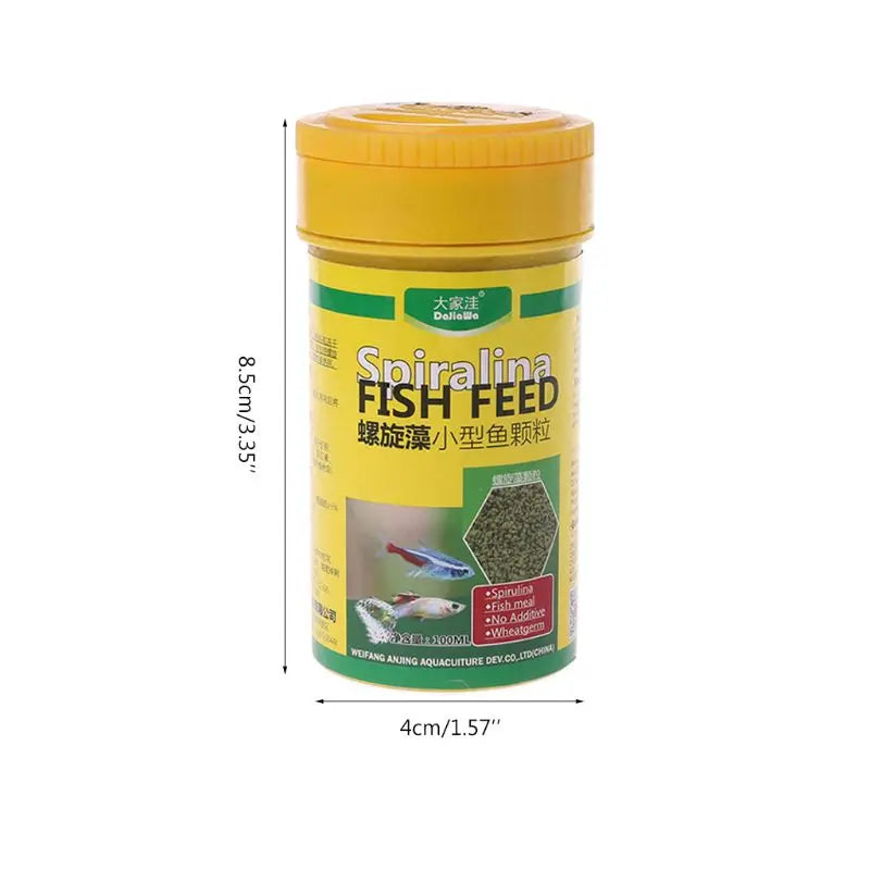 Premium Spirulina Tropical Fish Food - Enhances Fish Colour