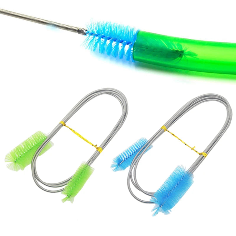 Aquarium Filter & Hose Cleaning Brush | Stainless Steel