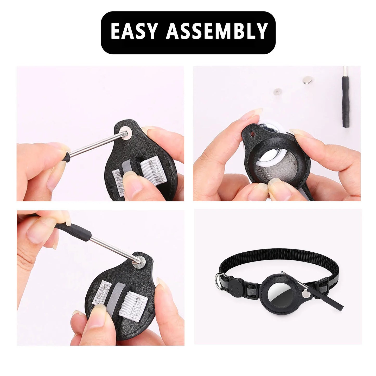 Cat AirTag Holder Collar | Breakaway, Reflective & Waterproof