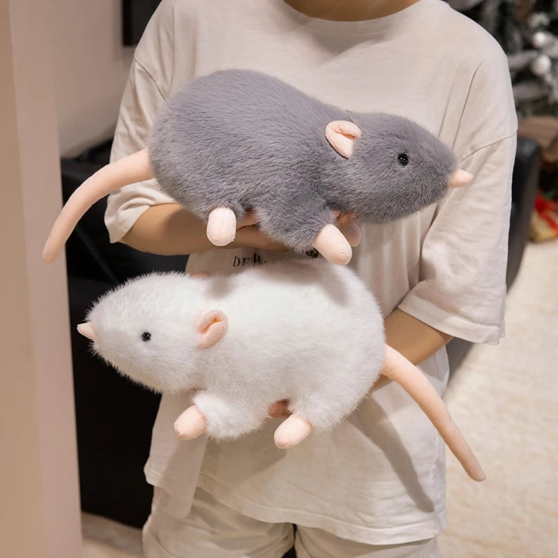 Soft Plush Mouse 32cm & Rat Plushie Doll - Stuffed Animal Toy