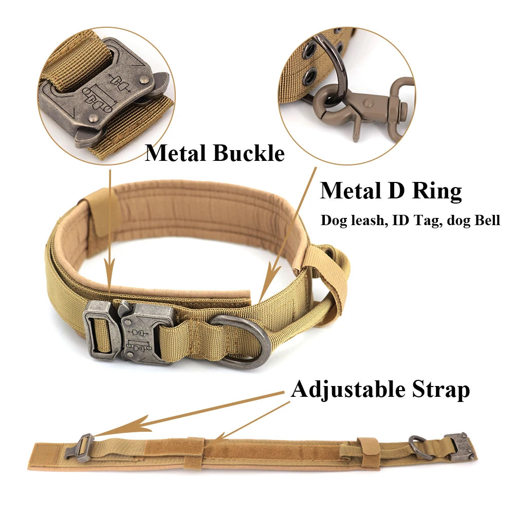 Tactical Dog Harness Vest w/ MOLLE | German Shepherd Malinois Training