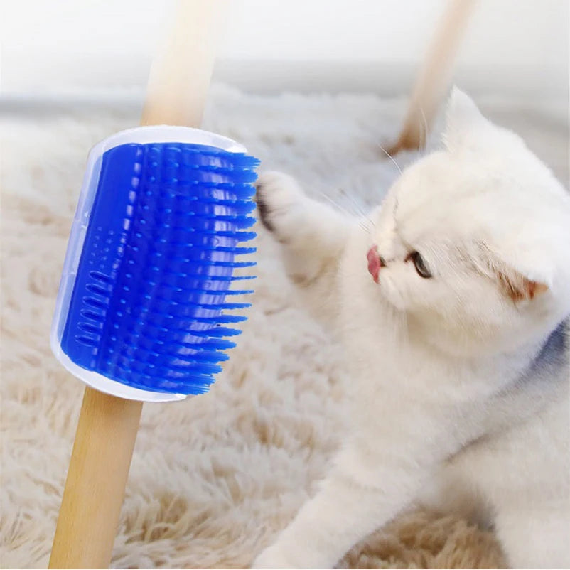 Cat Corner Scrubber Massager & Self-Grooming Brush | Pet Canada