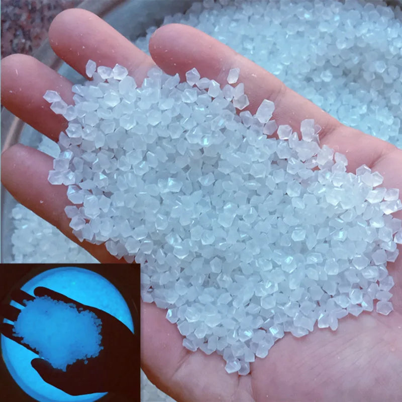1000 Luminous Glow In Dark Pebbles | Garden, Path & Aquarium Decor