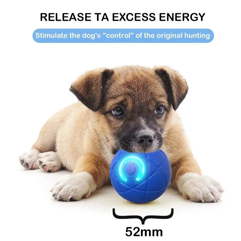 Interactive Automatic Dog Ball Toy - Rechargeable Pet Fun