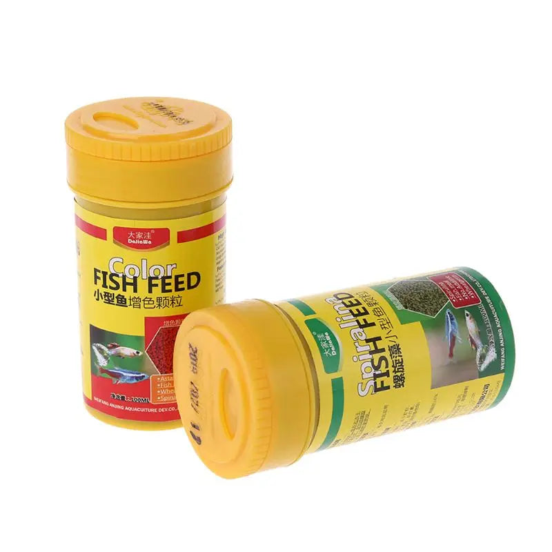 Premium Spirulina Tropical Fish Food - Enhances Fish Colour