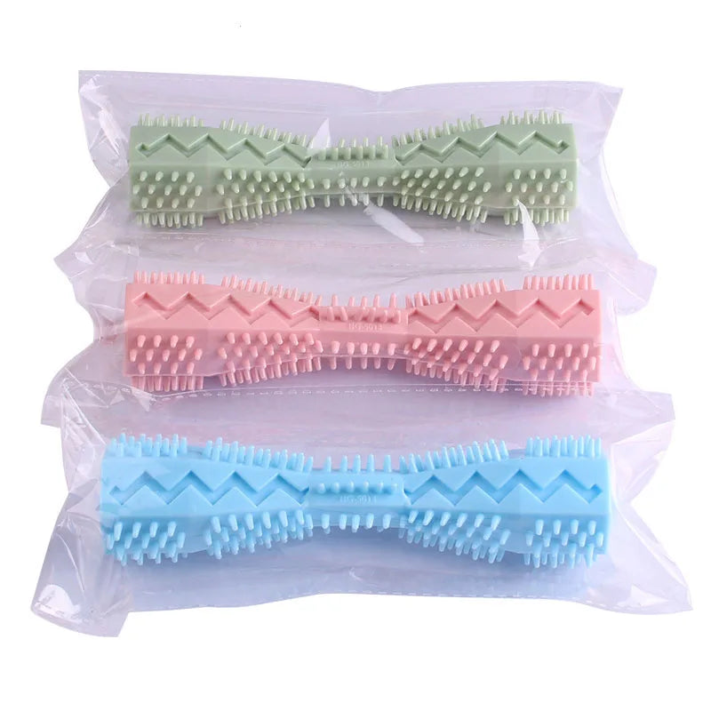 Dog Toothbrush Chew Toy - Durable Dental Cleaning Stick