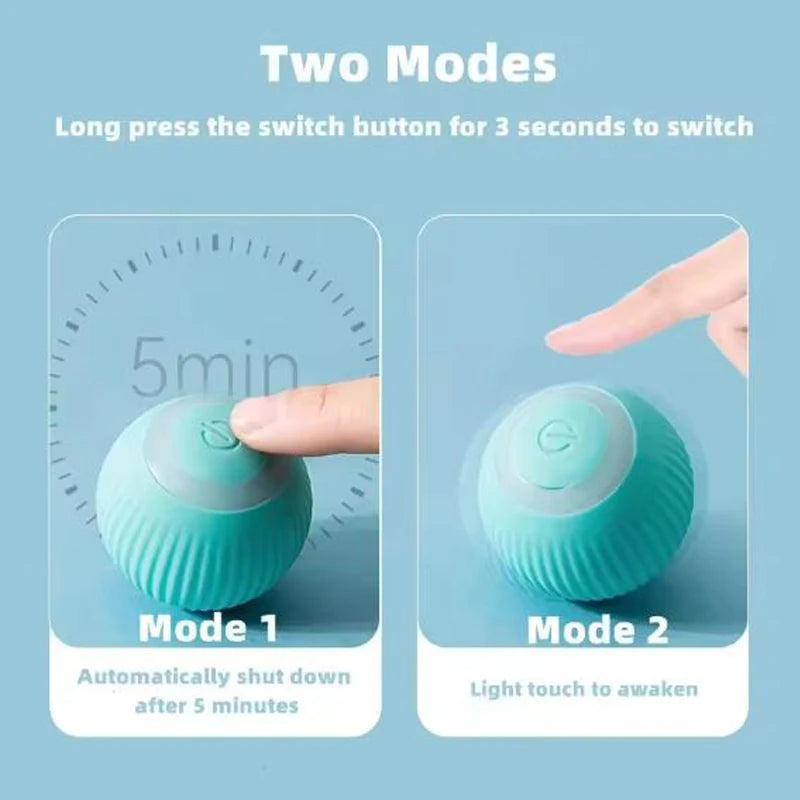 Automatic Smart Cat Ball Toy | Interactive & Self-Rolling