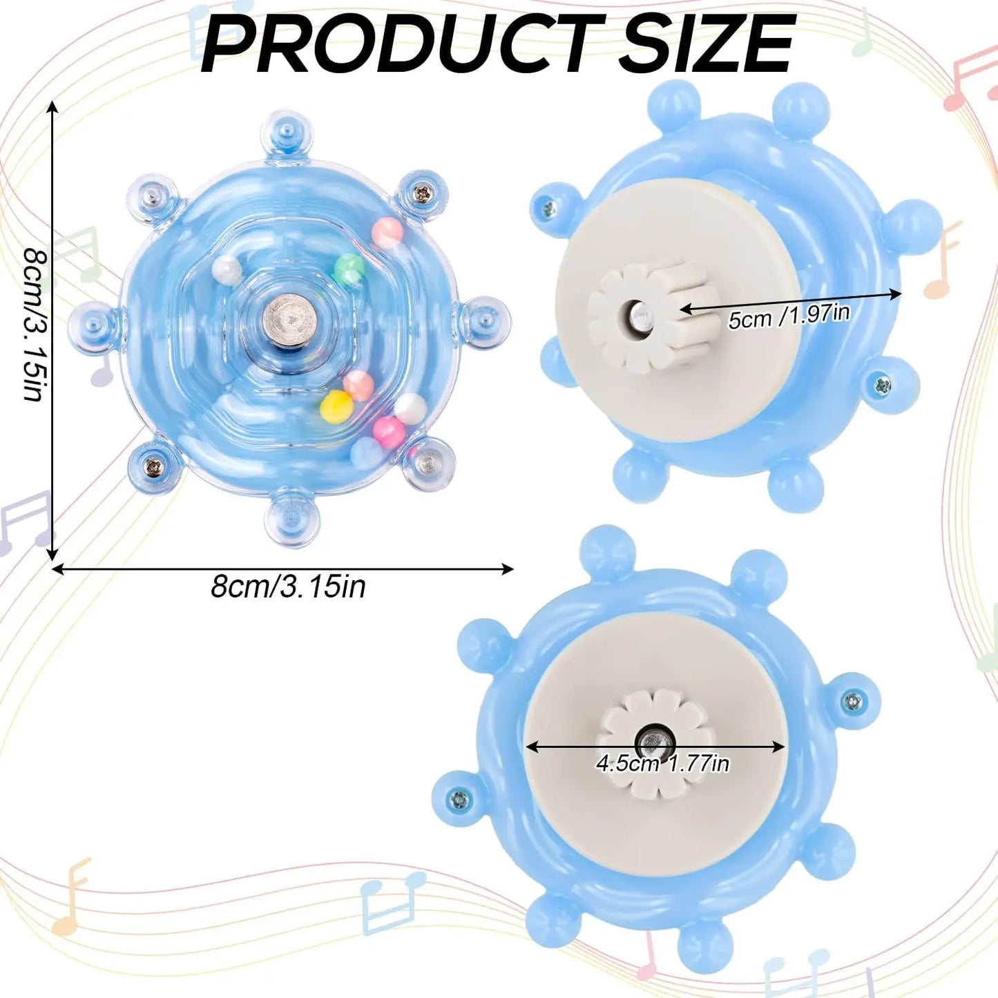 Parrot Interactive Rotating Treat Dispenser | Mental Stimulation Toy