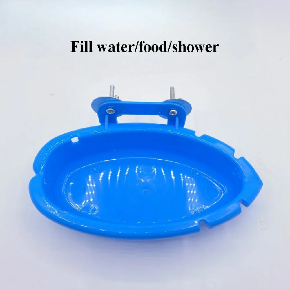 Multi-Use Parrot Bird Bath & Feeder Box – Canadian Birds