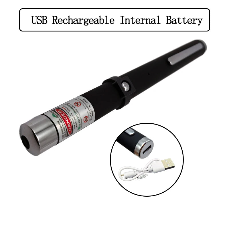 2-in-1 Mini Laser Pointer & LED Pet Training Flashlight for Cats & Dogs