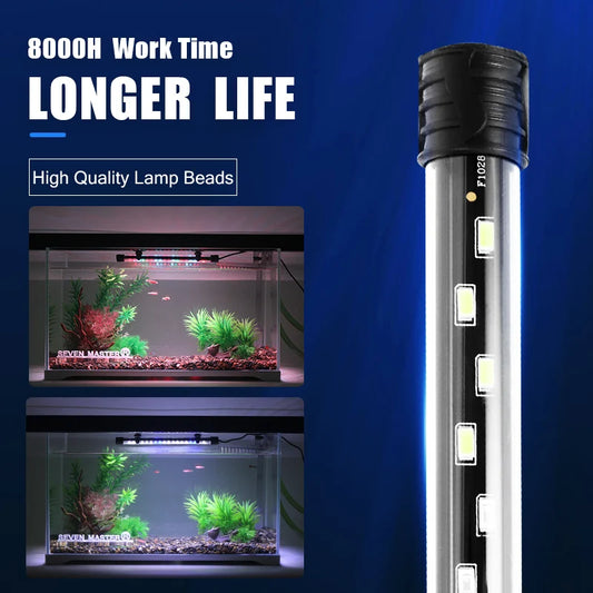 Aquarium LED Plant Grow & Decor Light - Waterproof Fish Tank Lamp