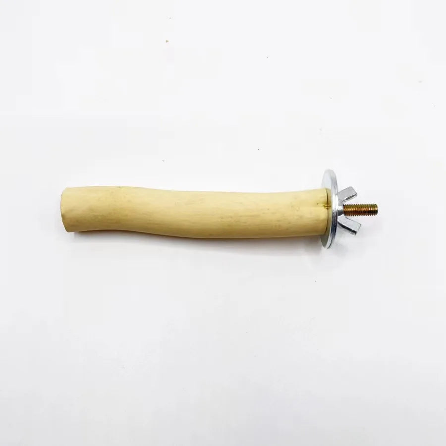 Natural Wood Bird Perch & Chew Toy for Parrots & Small Pets