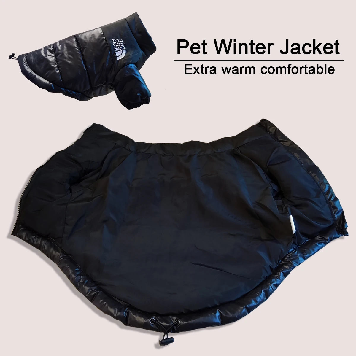 Warm Reflective Dog Winter Jacket | All Sizes | Windproof Pet Coat