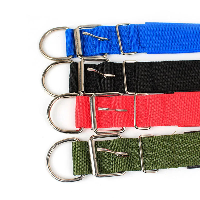 Durable Solid Nylon Dog Collar | Small, Medium, Large Dogs