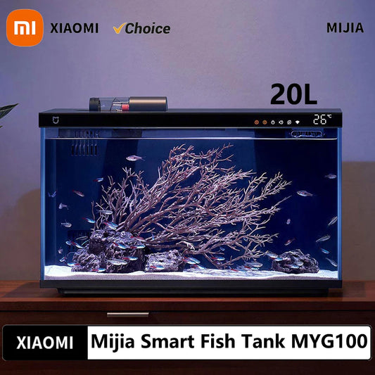 Xiaomi Mijia MYG100 Smart Fish Tank - App Control, Auto Feeder