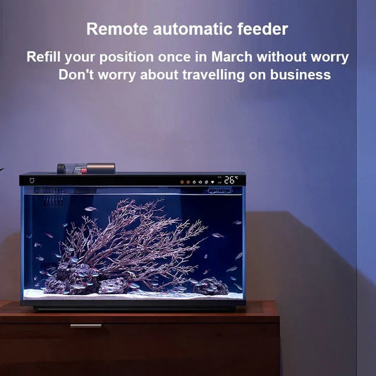 Xiaomi Mijia MYG100 Smart Fish Tank - App Control, Auto Feeder