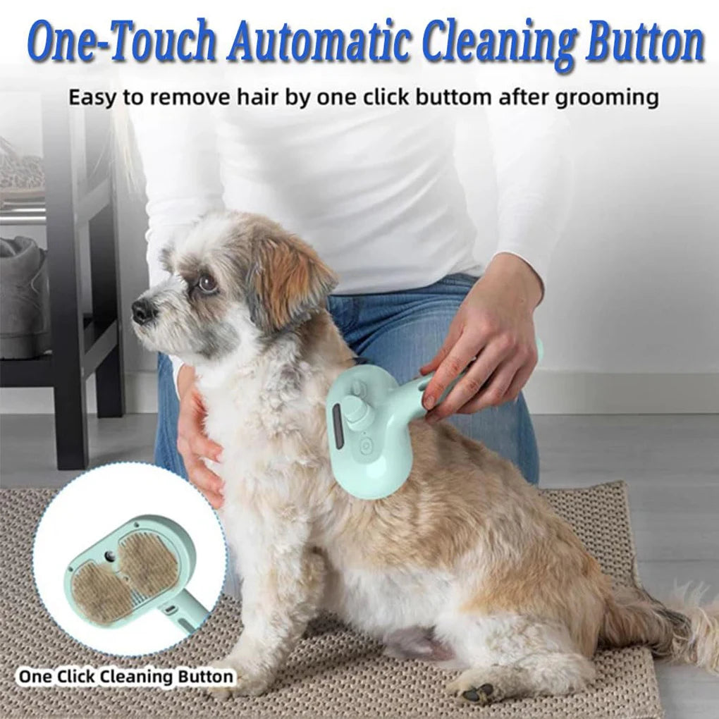 Steam Spray Cat & Dog Grooming Brush - Luxury Pet Care for Canada