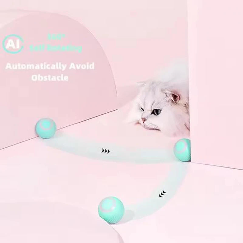 Automatic Smart Cat Ball Toy | Interactive & Self-Rolling