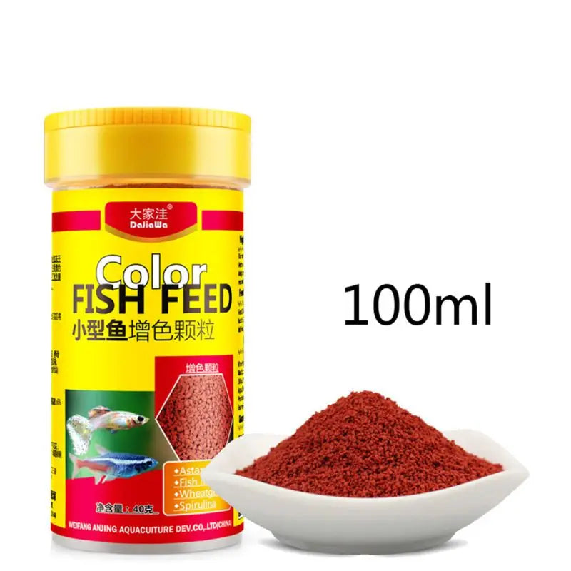 Premium Spirulina Tropical Fish Food - Enhances Fish Colour