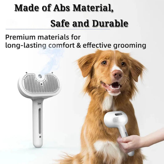 Steam Spray Cat & Dog Grooming Brush - Luxury Pet Care for Canada