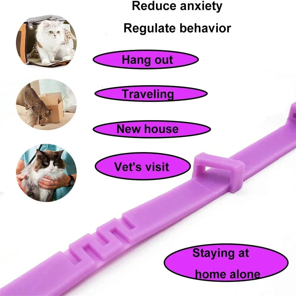 Natural Pet Calming Collar for Cats & Dogs | 60-Day Anxiety Relief