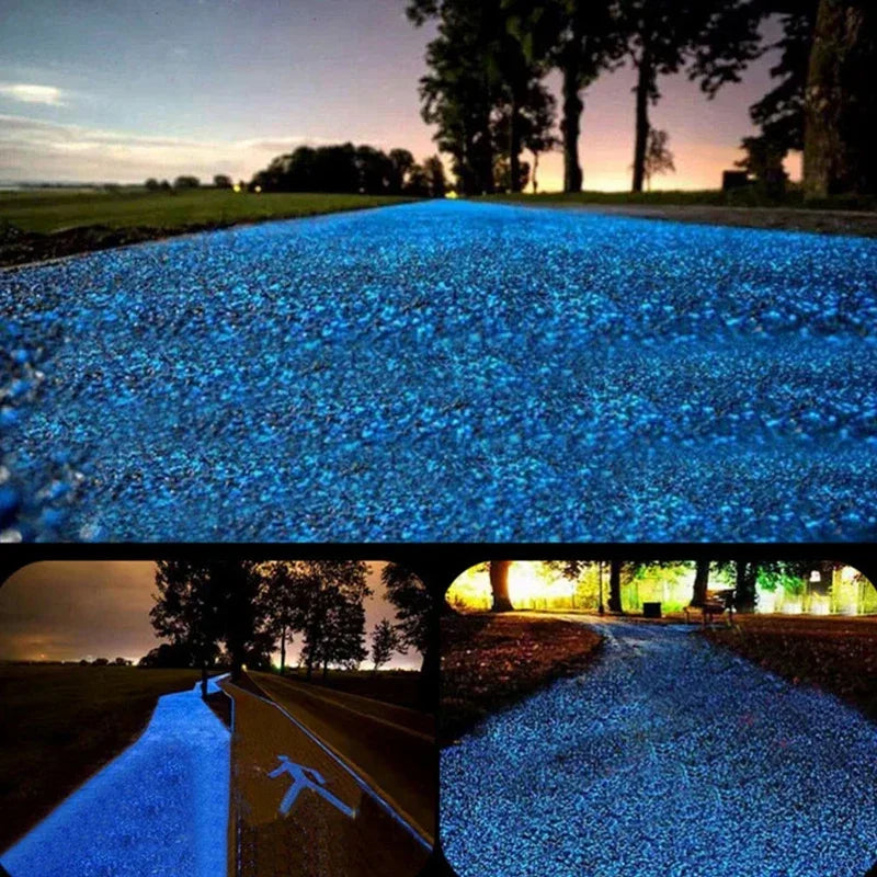 Glow in Dark Luminous Pebbles for Garden & Aquarium Decor