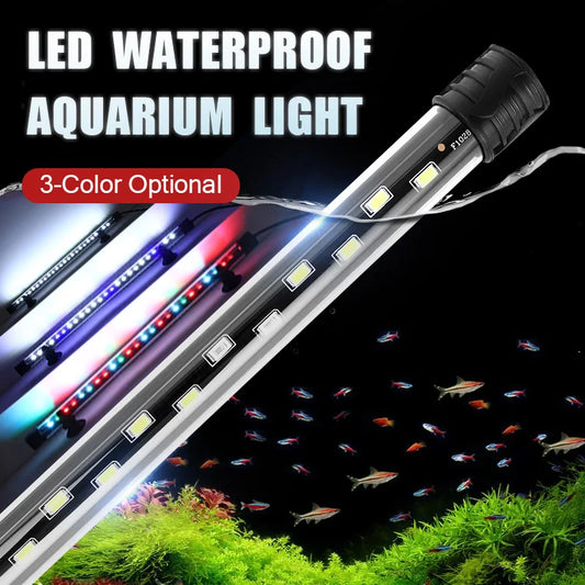 Aquarium LED Plant Grow & Decor Light - Waterproof Fish Tank Lamp