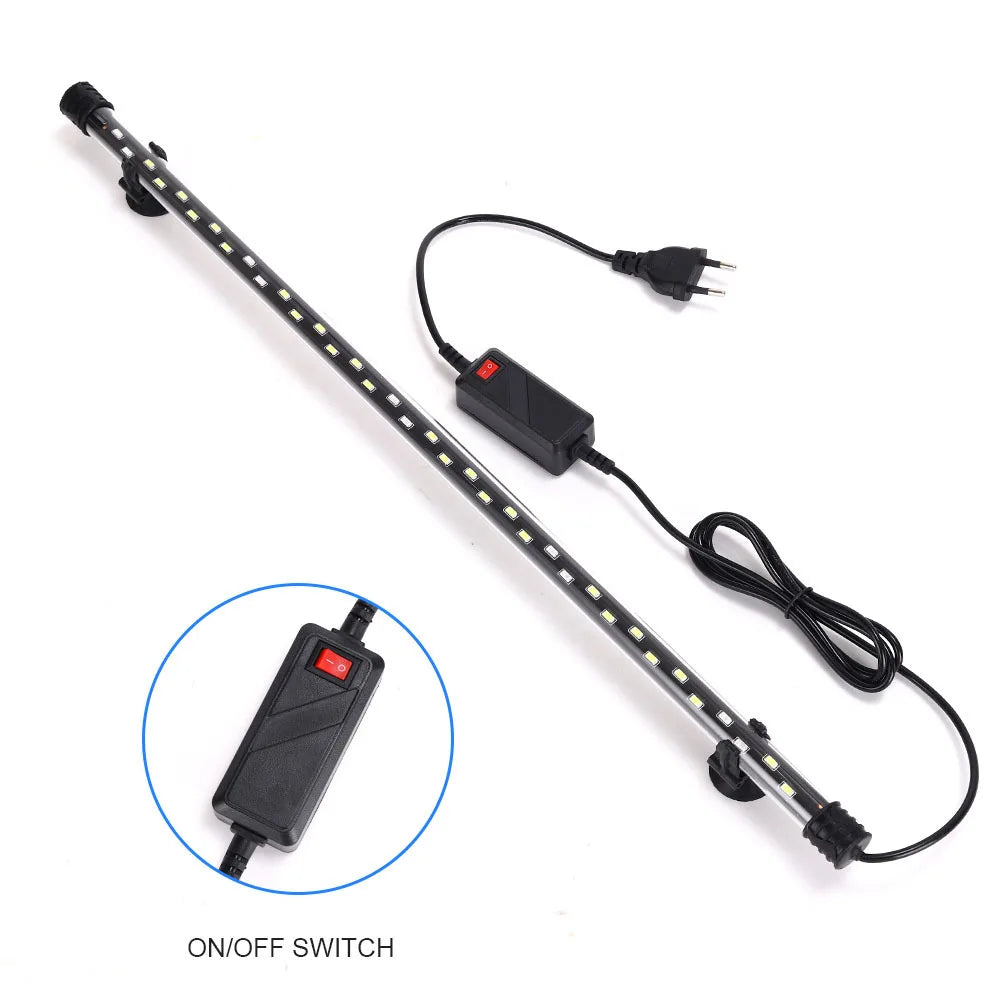 Aquarium LED Clip Light | Waterproof Fish Tank Plant Grow Lamp 18-58cm
