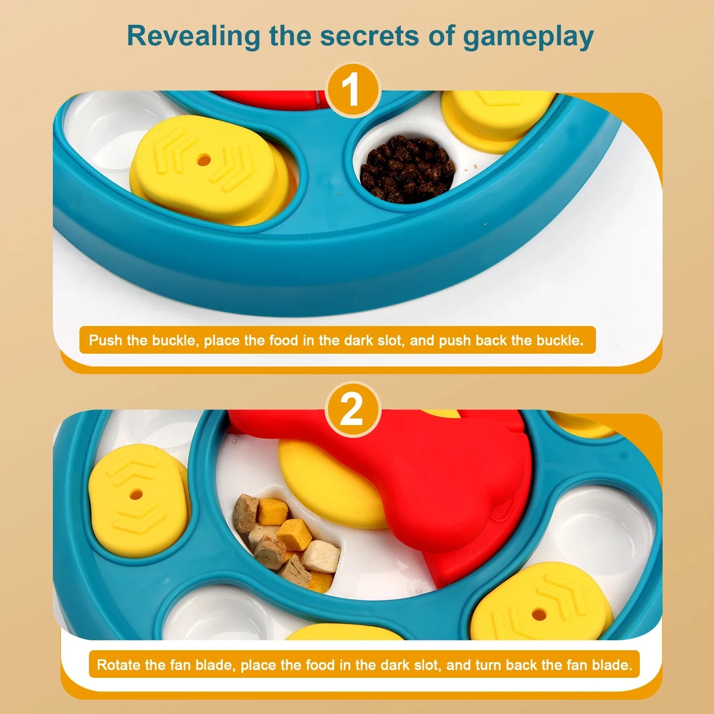 Interactive Dog Puzzle Slow Feeder & IQ Toy - Pet Fun