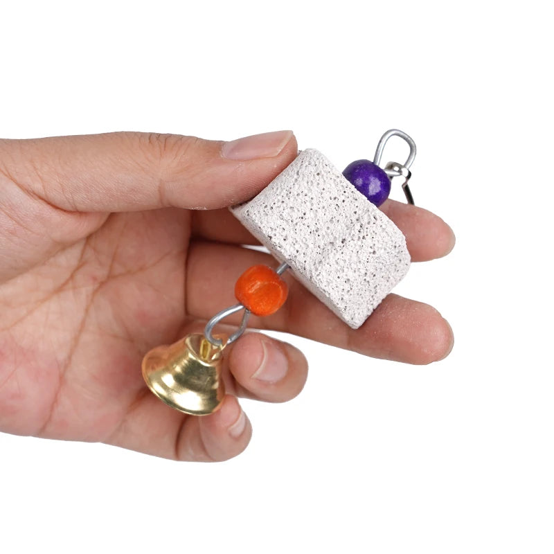 Parrot Beak Grinding Calcium Stone & Chew Toy | Birds & Small Pets