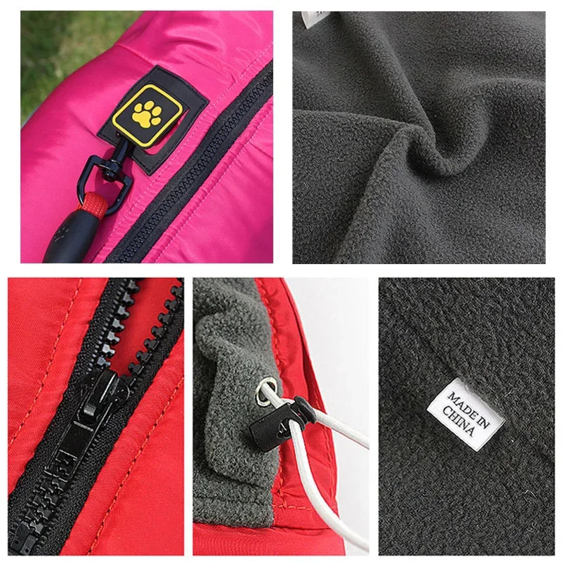 Large Dog Winter Coat - Waterproof, Warm & Reflective for Canadian Winters