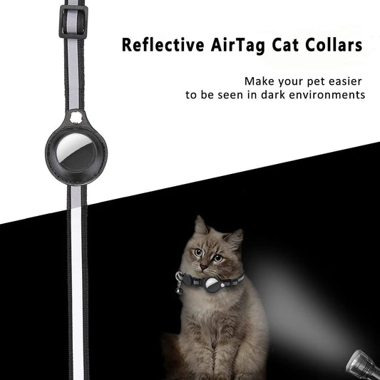 Cat AirTag Holder Collar | Breakaway, Reflective & Waterproof