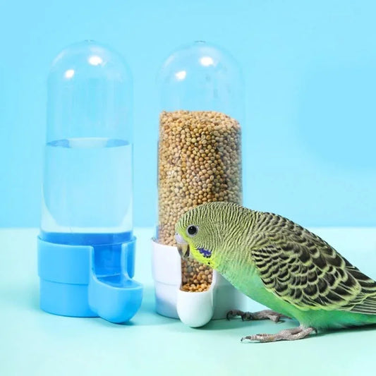 Automatic Hanging Bird Water & Seed Dispenser for Cages