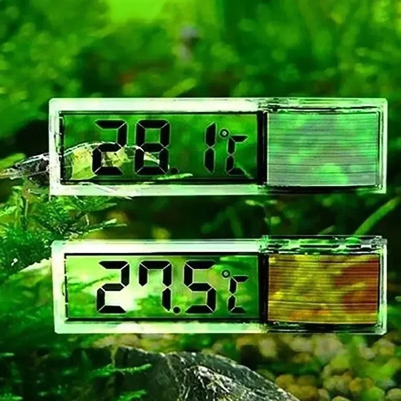 Digital LCD Aquarium Thermometer | Accurate Fish Tank Temp Gauge